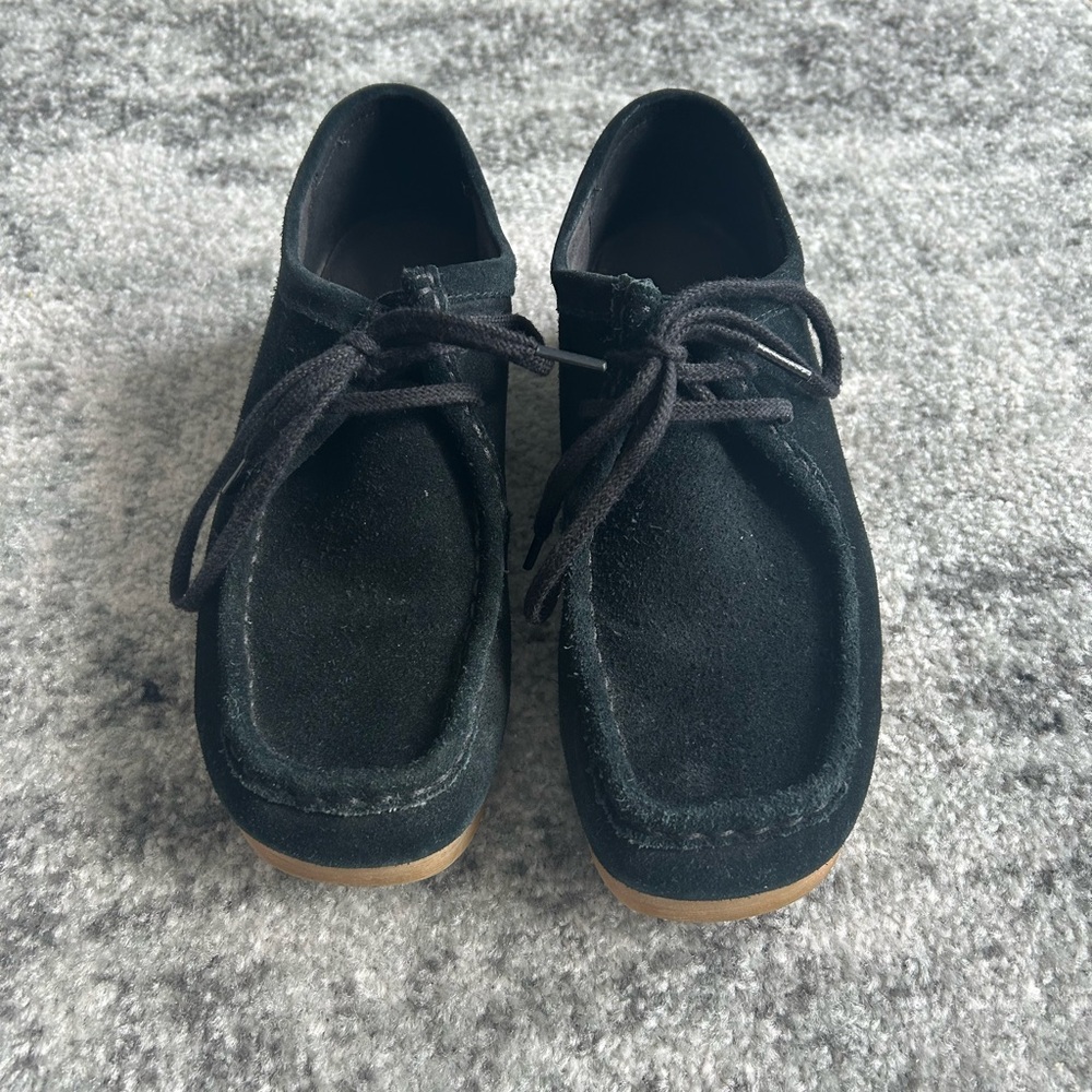 Clarks Padmora Oxford Black Suede -Women’s size 10